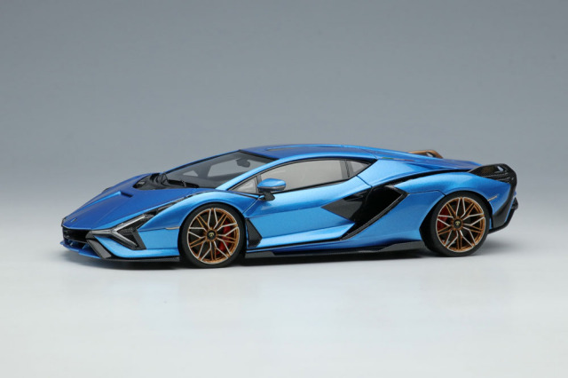 EIDOLON EM533D Lamborghini Sian FKP37 2019 Blu Aegir Limited 80pcs