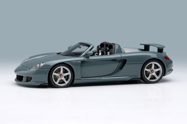 【お取り寄せ商品】 EIDOLON EM567C Porsche Carrera GT 2004 (Rear Wing Up) Slate Gray Limited 100pcs