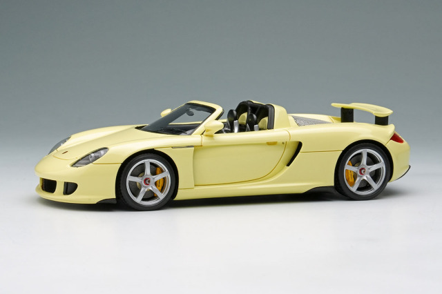 【お取り寄せ商品】 EIDOLON EM567I Porsche Carrera GT 2004 (Rear Wing Up) Condor Yellow Limited 60pcs