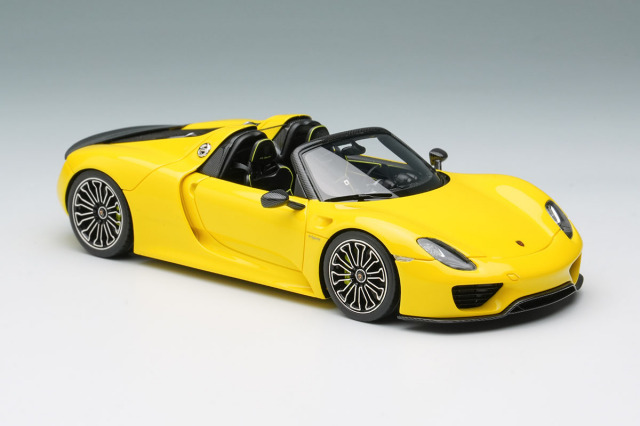 EIDOLON　1/43　ポルシェ 918 スパイダー【新品】レーシングイエロー アイドロン EM568G ポルシェ 918 スパイダー 2011 レーシングイエロー