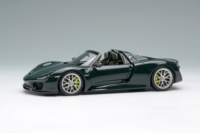【お取り寄せ商品】 EIDOLON EM569H Porsche 918 Spyder weissach Package 2011 Breqster Green Limited 80pcs