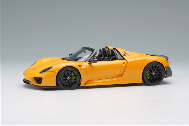 【お取り寄せ商品】 EIDOLON EM569J Porsche 918 Spyder weissach Package 2011 Signal Yellow Limited 60pcs