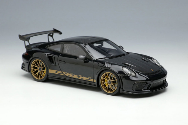 ミニカー　1/43 Porsche 911 (991.2) GT3 RS Weissach package 2018(ブラック) [EM574J] MAKE UP 1:43 Porsche 911 (991.2) GT3 RS 2018 Black Diecast