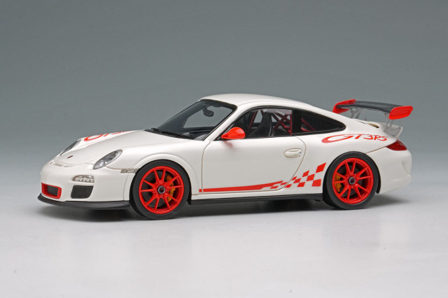 EIDOLON EM603B Porsche 911(997.2) GT3 RS 2010 White / Red Stripe Limited 120pcs