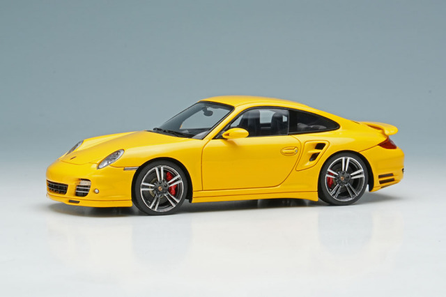 EIDOLON EM619A Porsche 911 (997.2) Turbo 2010 Speed Yellow Limited 50pcs
