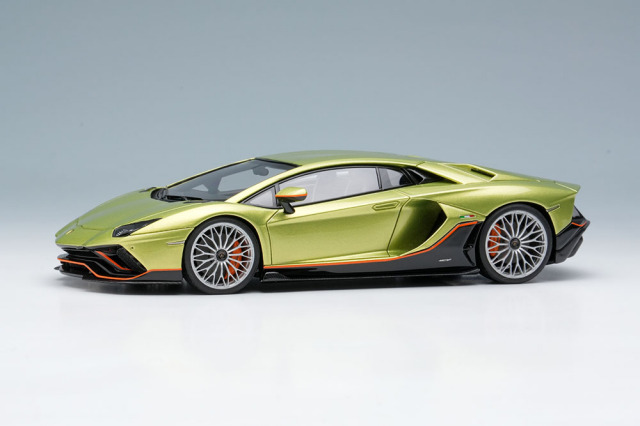 EIDOLON EM633H Lamborghini Aventador LP780-4 Ultimae 2021 Verde Citrea /Black Limited 60pcs