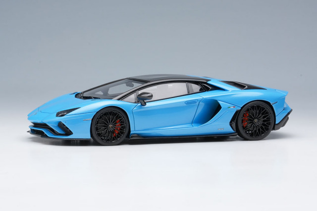 EIDOLON EM633J Lamborghini Aventador LP780-4 Ultimae 2021 Blu Cepheus Limited 60pcs