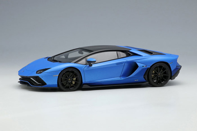 EIDOLON EM634A Lamborghini Aventador LP780-4 Ultimae 2021 (Nireo Wheel) Blu Arione / Blu Mehit Limited 100pcs