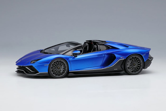EIDOLON EM637D Lamborghini Aventador LP780-4 Ultimae Roadster 2021 (Dianthus Wheel) Blu Aegeus Limited 60pcs
