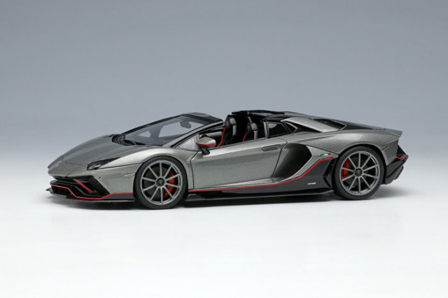 EIDOLON EM638B Lamborghini Aventador LP780-4 Ultimae Roadster 2021 Grigio Keres Limited 60pcs