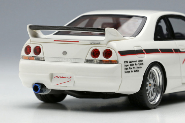 アイドロン 1/43 マインズ スカイライン GT-R (BCNR33) ホワイト