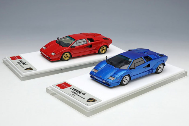 1/43 MakeUp アイドロン ランボルギーニ カウンタック LP5000 Make Up EIDOLON 1/43 Lamborghini Countach LP5000 QV 1988 with Rear