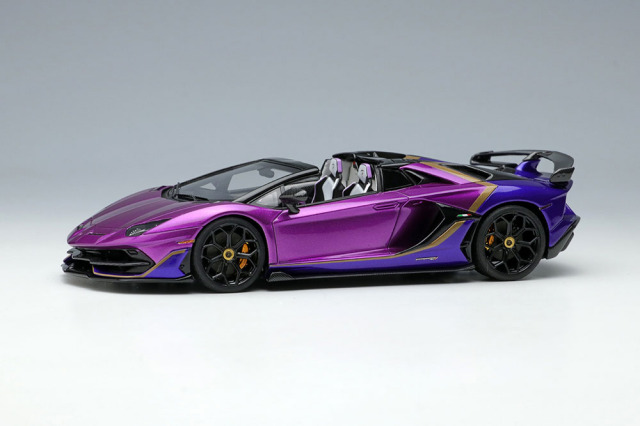EIDOLON EM669D Lamborghini Aventador SVJ Roadster Ado Personam 2tone Paint Viola Fineo / Viola Hestia Limited 150pcs