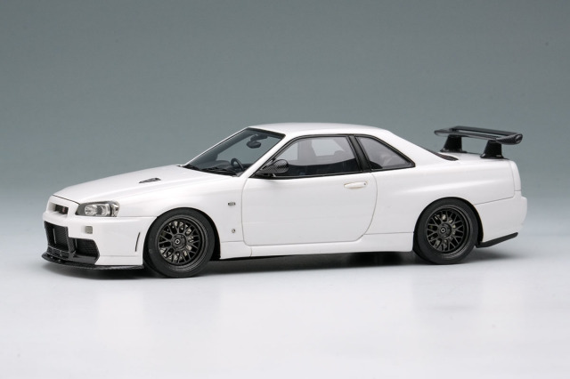 EIDOLON EM681A BUILT BY LEGENDS Mine's Skyline GT-R (BNR34) Shiranami White