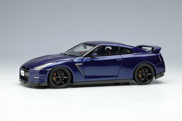 【お取り寄せ商品】 EIDOLON EM683D Nissan GT-R Track edition engineered by Nismo 2015 Aurora Flare Blue Pearl Limited 50pcs