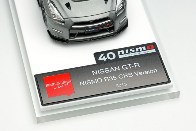 メイクアップアイドロンEM702 40th PKG NISSANGT-RCRS Make Up EIDOLON 1/43 NISSAN GT-R (NISMO R35 CRS Version
