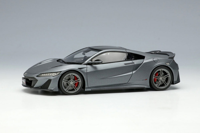 EIDOLON EM707A Honda NSX Type S 2021 with Rear Spoiler Carbon Matt Gray Metallic Limited 50pcs