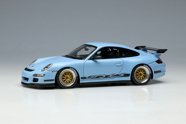EIDOLON EM711B Porsche 911 (997) GT3 RS (BBS LM Wheel) Gulf Blue / Black Livery Limited 60pcs