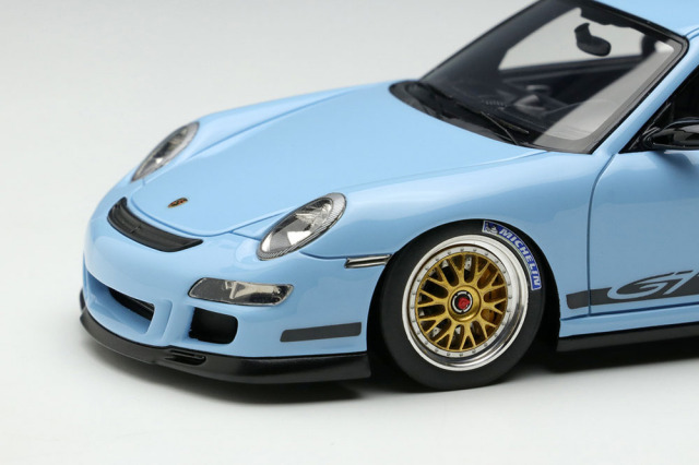 ミニカー　1/43 Porsche 911 (997) GT3 RS 2007 BBS LM Wheel(グリーン×ブラックリバリー) [EM711D] Porsche 911 (997) GT3 RS 2007 (BBS LM Wheel) グリーン