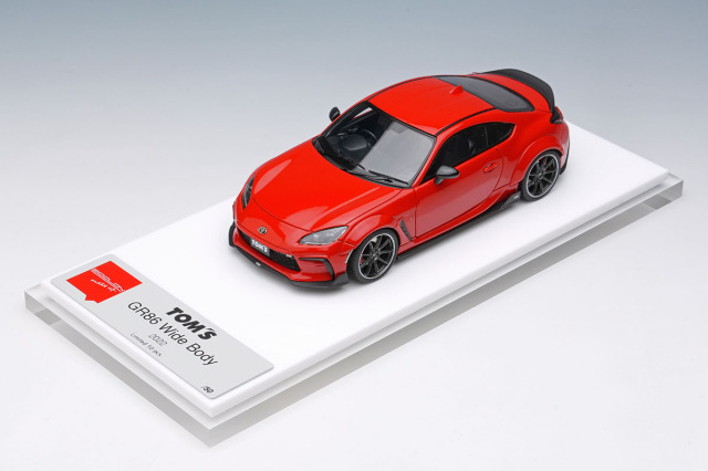 トム アイドロン EM725F トムス GR86 ワイドボディ 2022 スパークレッド