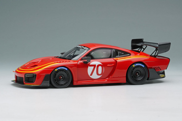 【お取り寄せ商品】 EIDOLON EM726D Porsche 935/19 2019 Red / Yellow Stripe Limited 50pcs