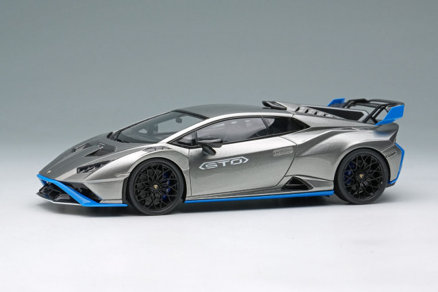 EIDOLON EM737E Lamborghini Huracan STO 2021 Grigio Nimbus / Blue Limited 60pcs