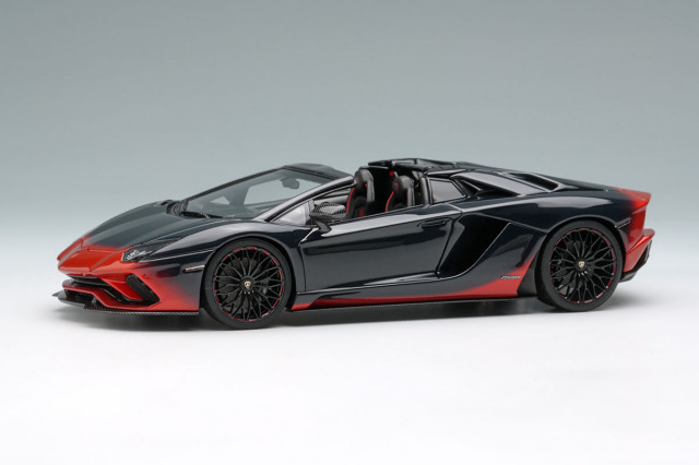 ** 予約商品 ** EIDOLON EM767B Lamborghini Aventador S Roadster 50th Anniversary Japan 2018 Rosso Effesto /Black Gradation Limited 100pcs
