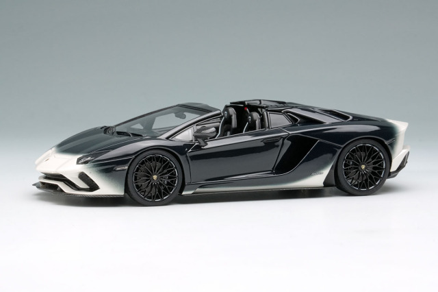 ** 予約商品 ** EIDOLON EM767C Lamborghini Aventador S Roadster 50th Anniversary Japan 2018 Bianco Giappone /Black Gradation Limited 100pcs