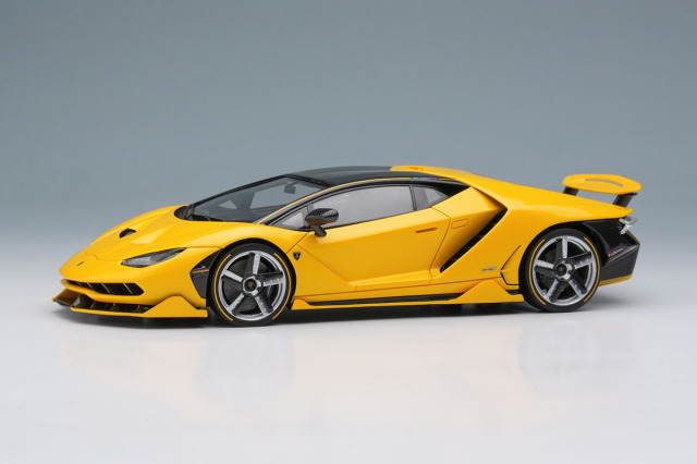 EIDOLON EM780D Lamborghini Centenario LP770-4 2016 Rear Wing Up Giallo Midas Limited 60pcs