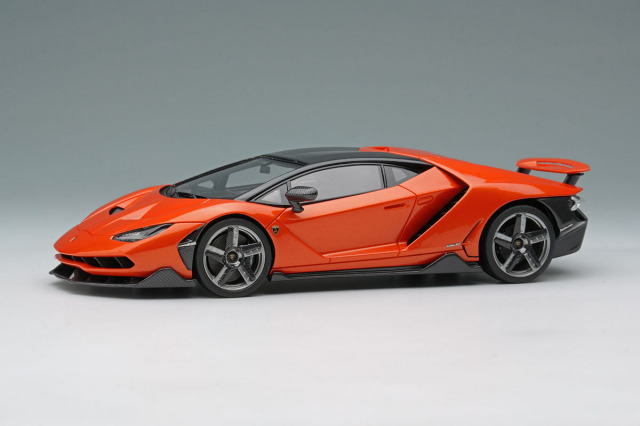 【お取り寄せ商品】 EIDOLON EM780J Lamborghini Centenario LP770-4 2016 (Rear wing up) Arancio Argos Limited 60pcs