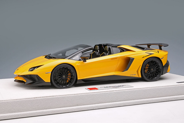 EIDOLON EML007A 1/18 Lamborghini Aventador LP750-4 SV Roadster 2015 Pearl Yellow Limited 80pcs