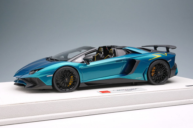 【お取り寄せ商品】 EIDOLON EML007D 1/18 Lamborghini Aventador LP750-4 SV Roadster 2015 Artemise Green Limited 50pcs