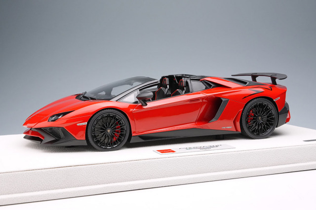 【お取り寄せ商品】 EIDOLON EML007E 1/18 Lamborghini Aventador LP750-4 SV Roadster 2015 Rosso Bia Limited 50pcs