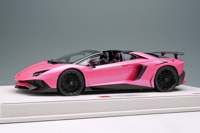 【お取り寄せ商品】 EIDOLON EML007H 1/18 Lamborghini Aventador LP750-4 SV Roadster 2015 Pearl Pink Limited 50pcs