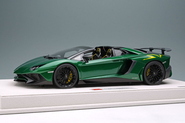 【お取り寄せ商品】 EIDOLON EML007I 1/18 Lamborghini Aventador LP750-4 SV Roadster 2015 Metallic Dark Green Limited 30pcs