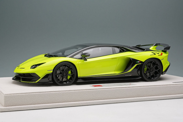 【お取り寄せ商品】 EIDOLON EML025I 1/18 Lamborghini Aventador SVJ 2018 (Leirion wheel) Verde Scandal Limited 50pcs