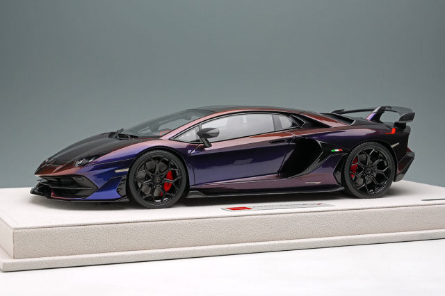 EIDOLON EML025J 1/18 Lamborghini Aventador SVJ 2018 (Leirion wheel) Blu Hal Limited 80pcs
