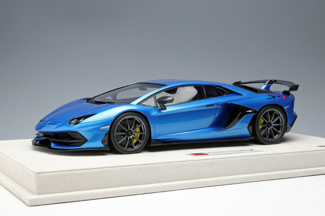 【お取り寄せ商品】 EIDOLON EML026B 1/18 Lamborghini Aventador SVJ 2018 (Nireo wheel) Blu Aegir Limited 60pcs