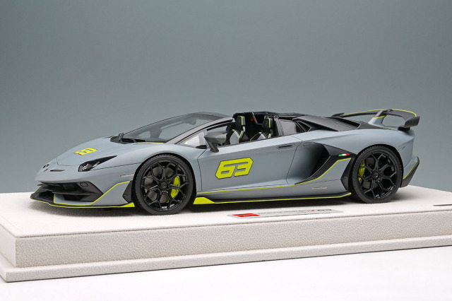 【お取り寄せ商品】 EIDOLON EML030G 1/18 Lamborghini Aventador SVJ 63 Roadster 2019 Grigio Acheso Limited 63pcs