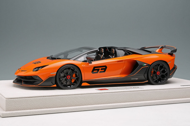 【お取り寄せ商品】 EIDOLON EML030I 1/18 Lamborghini Aventador SVJ 63 Roadster 2019 Arancio Atlas Limited 63pcs