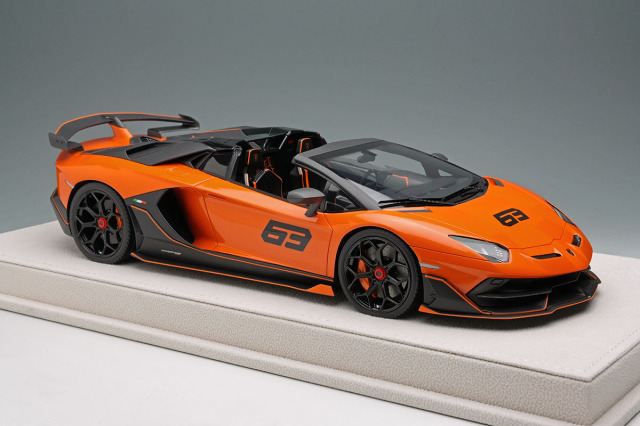 絶版！アイドロン製アヴェンタドールSVJ アイドロン EML030I 1/18 ランボルギーニ アヴェンタドール SVJ 63