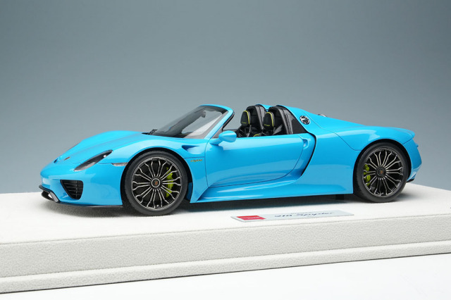 【お取り寄せ商品】 EIDOLON EML045D 1/18 Porsche 918 Spyder 2011 Riviera Blue Limited 60pcs