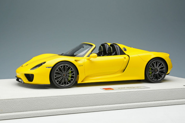【お取り寄せ商品】 EIDOLON EML045E 1/18 Porsche 918 Spyder 2011 Racing Yellow Limited 60pcs