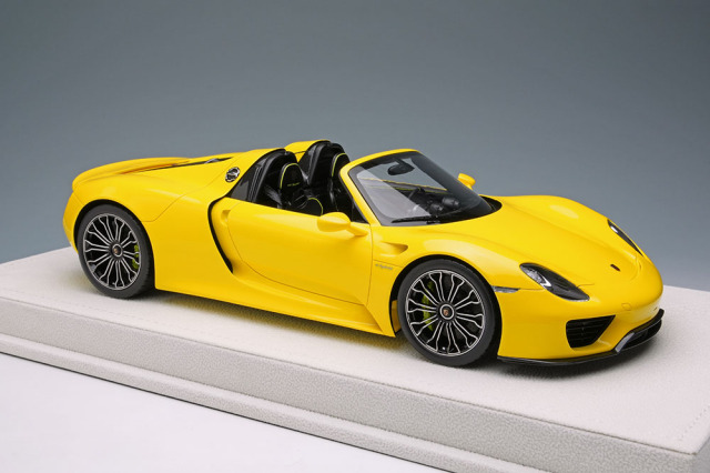 1/43　ポルシェ918　スパイダー　2013　黄色 Spark 1/43 ポルシェ 918 スパイダー バイザッハ 2013 | すべて