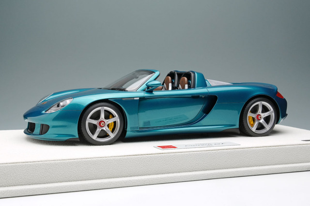 【お取り寄せ商品】 EIDOLON EML070F 1/18 Porsche Carrera GT 2004 Turquoise Green Metallic Limited 100pcs