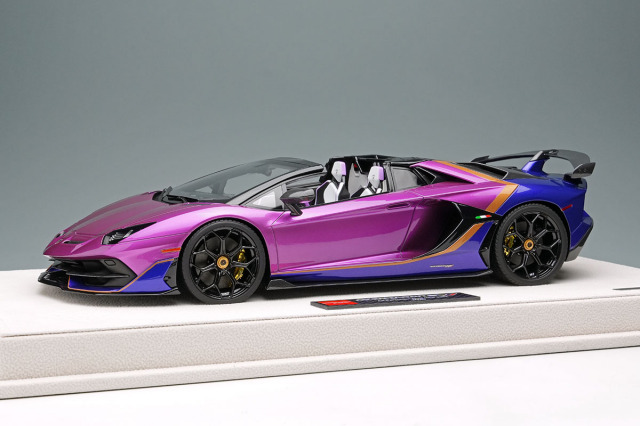 【お取り寄せ商品】 EIDOLON EML079D 1/18 Lamborghini Aventador SVJ Roadster 2020 Ad Personam 2tone Paint Viola Fineo / Viola Hestia Limited 70pcs