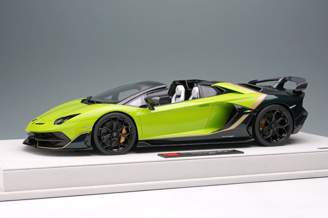 EIDOLON EML079E 1/18 Lamborghini Aventador SVJ Roadster 2020 Verde Scandal / Verde Hydra Limited 70pcs