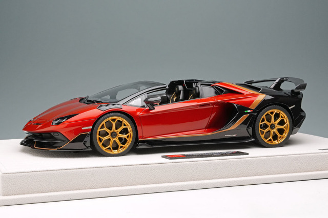 【お取り寄せ商品】 EIDOLON EML079G 1/18 Lamborghini Aventador SVJ Roadster 2020 Ad Personam 2tone Paint Rosso Effesto / Metallic Black Limited 40pcs