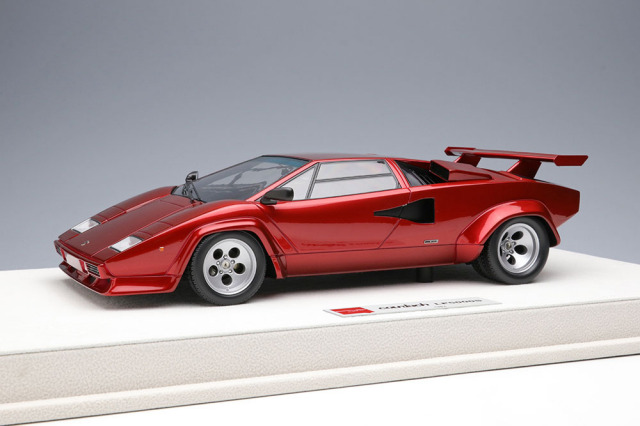 EIDOLON EML086A 1/18 Lamborghini Countach LP5000S with Rear Wing 1982 Candy Red
