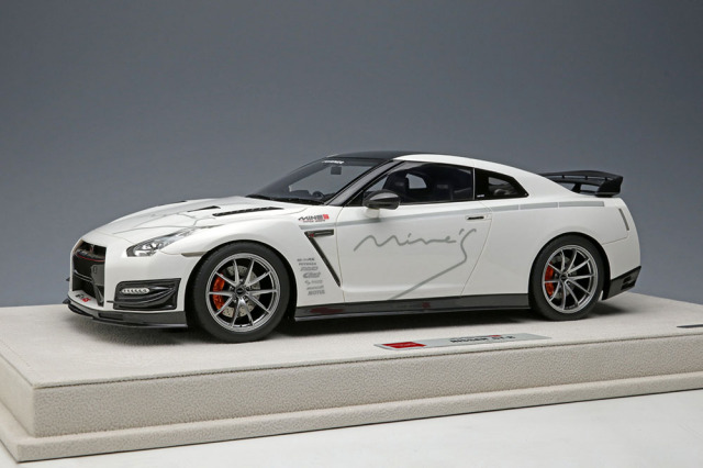 EIDOLON EML087 1/18 Mine's GT-R (R35) 2021Pearl White Limited 150pcs